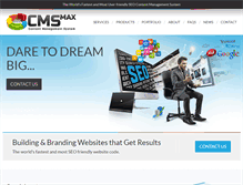 Tablet Screenshot of cmsmax.com